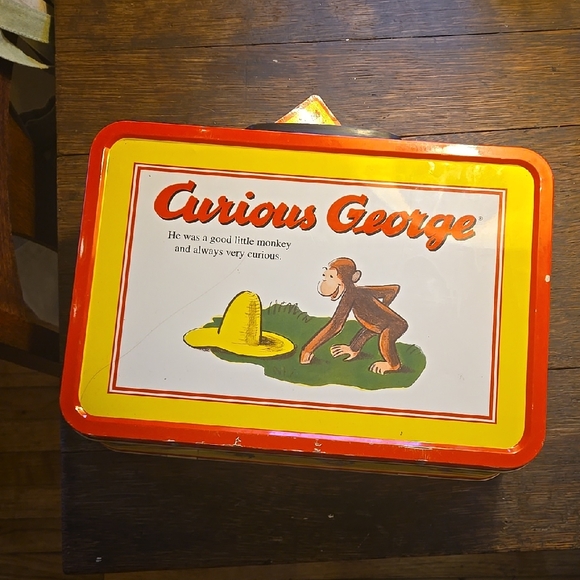 Curious George Tin  Box large - Picture 1 of 7